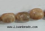 CSS254 15.5 inches 16*18mm nuggets natural sunstone beads