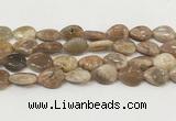 CSS409 15.5 inches 15*20mm flat teardrop sunstone beads wholesale