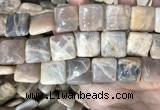 CSS425 15.5 inches 20*20mm square sunstone beads wholesale