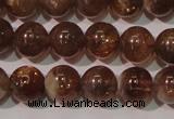 CSS553 15.5 inches 7mm round natural golden sunstone beads