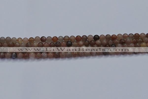 CSS631 15.5 inches 6mm round sunstone gemstone beads wholesale