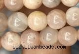 CSS691 15.5 inches 6mm round sunstone beads wholesale