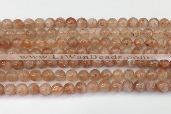 CSS761 15.5 inches 6mm round golden sunstone beads wholesale