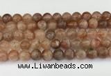 CSS764 15.5 inches 9mm round golden sunstone beads wholesale