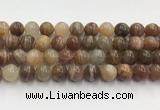 CSS778 15.5 inches 12mm round sunstone gemstone beads wholesale