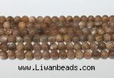 CSS785 15.5 inches 8mm round sunstone gemstone beads wholesale