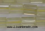 CTB104 15.5 inches 11*15mm faceted tube lemon quartz beads