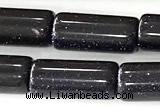 CTB1048 15 inches 8*16mm - 8*18mm tube blue goldstone beads