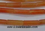 CTB322 15.5 inches 4*13mm tube red aventurine beads wholesale