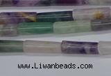 CTB348 15.5 inches 4*13mm tube fluorite beads wholesale