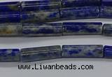 CTB356 15.5 inches 4*13mm tube lapis lazuli beads wholesale