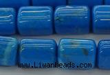 CTB538 15.5 inches 10*13mm triangle turquoise beads wholesale