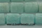 CTB546 15.5 inches 10*13mm triangle amazonite beads wholesale