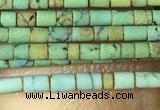 CTB802 15.5 inches 1mm tube turquoise beads wholesale