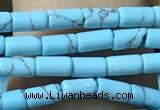 CTB805 15.5 inches 2*4mm tube turquoise beads wholesale