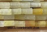 CTB812 15.5 inches 2*4mm tube yellow aventurine beads wholesale