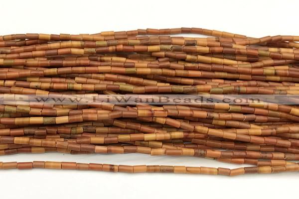 CTB978 15 inches 2*4mm tube gemstone beads