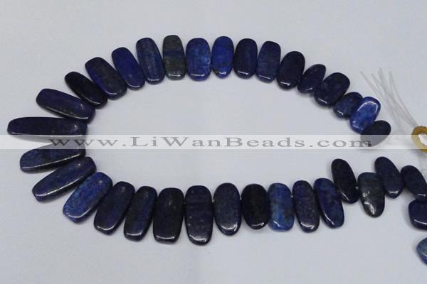 CTD1581 Top drilled 10*20mm - 12*35mm freeform lapis lzuli beads