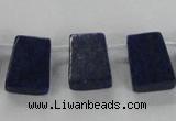 CTD1589 Top drilled 13*18mm trapezoid lapis lazuli gemstone beads