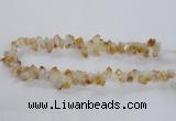 CTD1644 Top drilled 10*14mm - 10*18mm faceted nuggets citrine beads