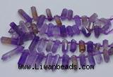 CTD2110 Top drilled 10*25mm - 12*45mm sticks ametrine beads