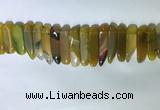 CTD2164 Top drilled 8*20mm - 10*40mm sticks agate gemstone beads