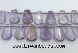 CTD2266 Top drilled 16*28mm - 20*30mm faceted freeform ametrine beads