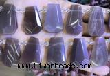 CTD2336 Top drilled 16*18mm - 20*30mm faceted freeform moonstone beads