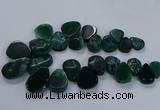 CTD2553 Top drilled 18*25mm - 30*40mm freeform agate gemstone beads