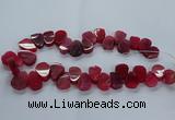 CTD2603 Top drilled 13*18mm - 23*33mm freeform agate beads