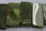 CTD2693 Top drilled 16*22mm - 16*55mm rectangle agate beads