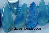 CTD2703 15.5 inches 10*25mm - 18*50mm freeform agate beads