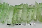 CTD3548 Top drilled 6*20mm - 8*35mm sticks quartz beads wholesale