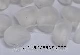 CTD3600 Top drilled 10*14mm - 13*18mm nuggets white crystal beads