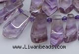 CTD3620 Top drilled 8*15mm - 16*30mm sticks natural ametrine beads