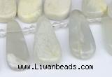 CTD3714 Top drilled 10*20mm - 15*45mm freeform moonstone beads