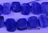 CTD3885 Top drilled 8*10mm - 10*14mm freeform blue kyanite beads