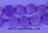 CTD3886 Top drilled 8*10mm - 10*14mm freeform kunzite beads