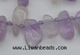 CTD478 Top drilled 10*15mm - 15*35mm freeform amethyst beads