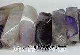 CTD602 Top drilled 10*18mm - 12*28mm nuggets agate gemstone beads