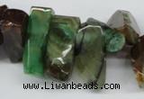 CTD605 Top drilled 10*18mm - 12*28mm nuggets agate gemstone beads