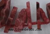 CTD671 Top drilled 10*25mm - 12*45mm wand agate gemstone beads