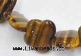 CTE09 18*22mm butterfly shape yellow tiger eye beads Wholesale