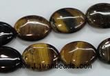 CTE103 15.5 inches 13*18mm oval yellow tiger eye beads wholesale