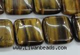 CTE106 15.5 inches 20*20mm square yellow tiger eye beads wholesale