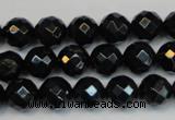 CTE1187 15.5 inches 10mm faceted round blue tiger eye beads