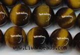 CTE1235 15.5 inches 8mm round A+ grade yellow tiger eye beads