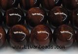 CTE1278 15.5 inches 10mm round A grade red tiger eye beads