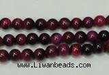 CTE135 15.5 inches 6mm round dyed tiger eye gemstone beads