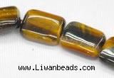 CTE14 15.5 inches 18*25mm rectangle yellow tiger eye beads